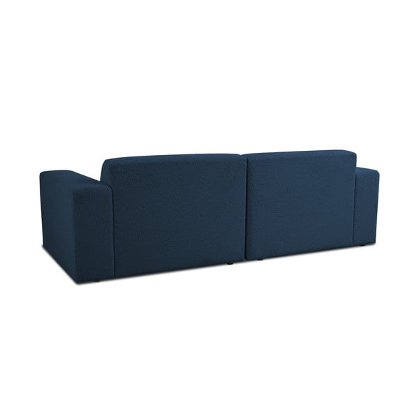 Divano bouclé blu scuro 228 cm Roxy - Scandic-image-2