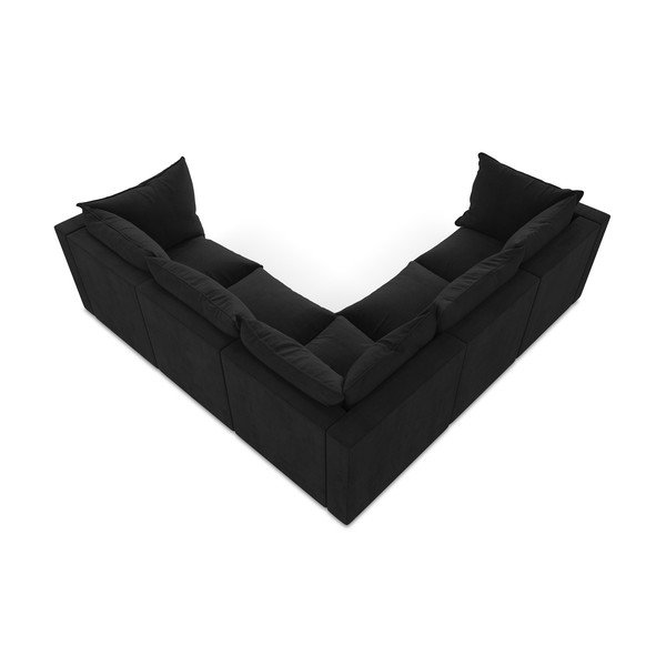 Divano angolare nero Manao – Makamii-image-3