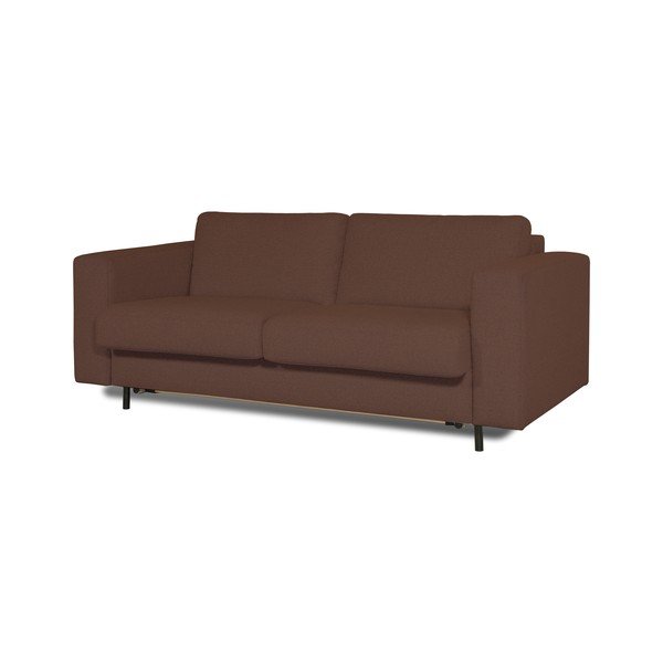 Divano letto marrone 202 cm Vika - Scandic-image-2