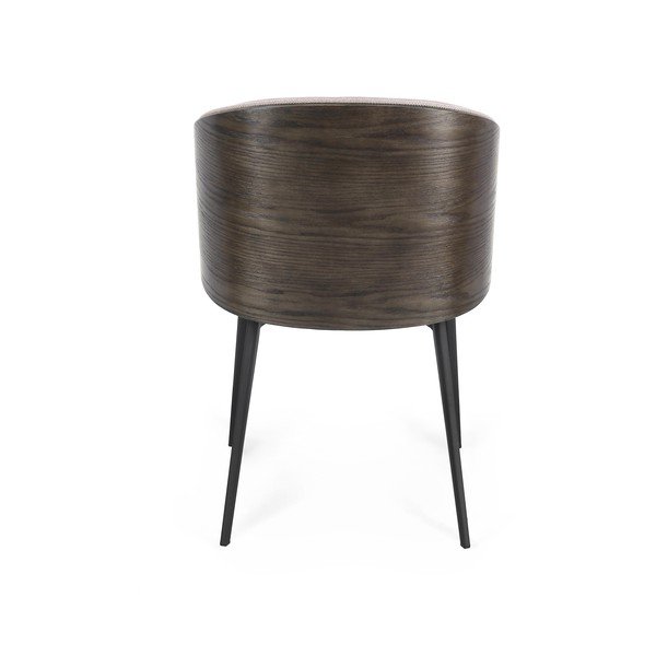 Sedia da pranzo grigio chiaro imbottito con braccioli Kinsley – Bizzotto-image-4