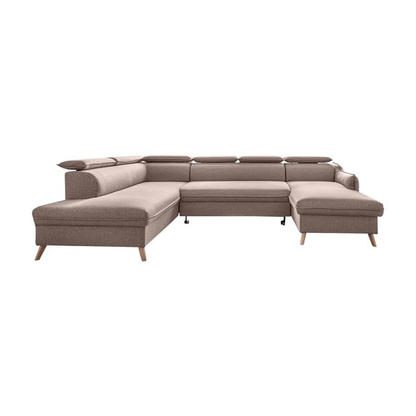 Divano letto angolare beige (angolo sinistro) Sweet Harmony - Miuform