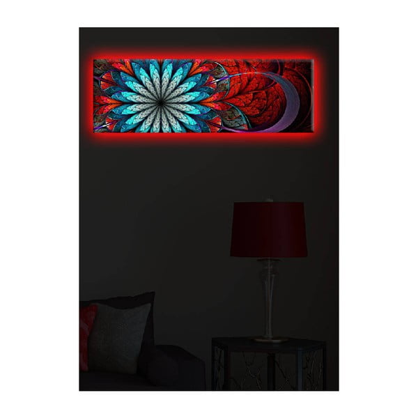 Quadro illuminato Ollie, 90 x 30 cm - Wallity-image-2