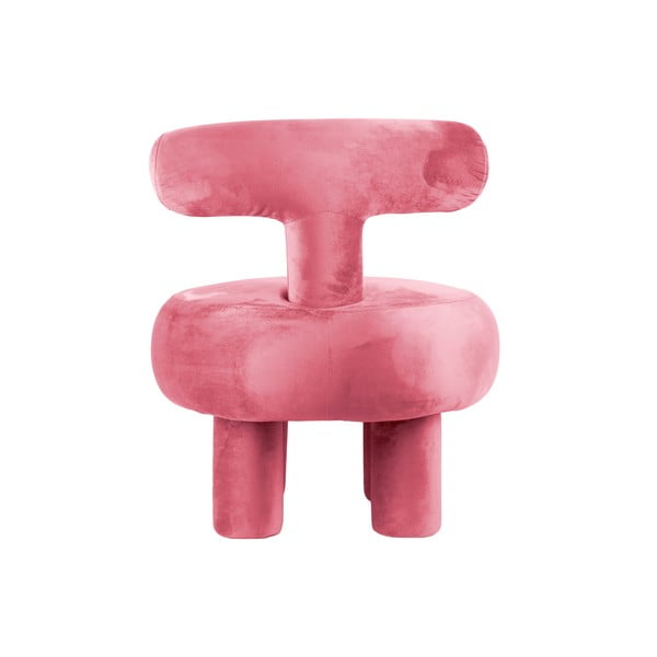 Poltrona in velluto rosa Abrazo - Leitmotiv-image-4