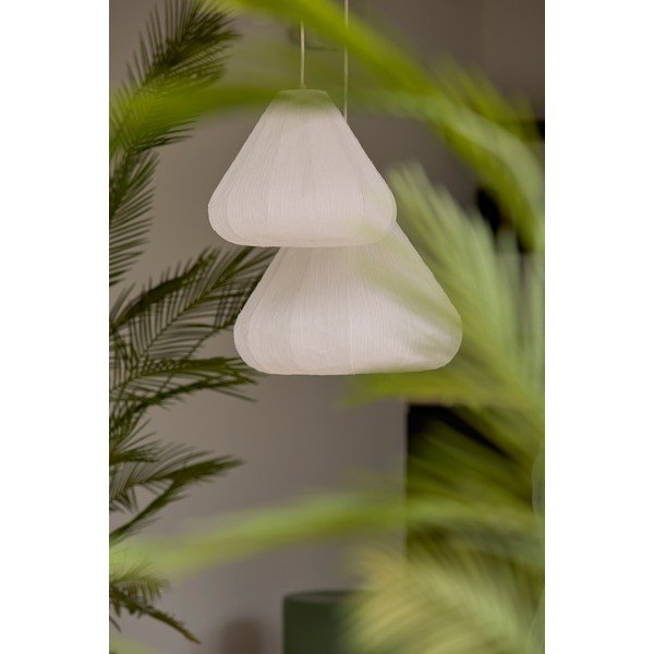 Lampadario color crema con paralume in carta ø 10 cm Sarella – Light & Living-image-1