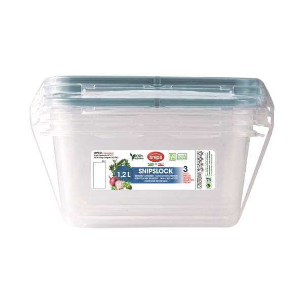 Scatole per alimenti in set 3 pz Snipslock – Snips-image-3