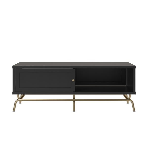 Tavolino nero , 122 x 55 cm Nova - CosmoLiving by Cosmopolitan