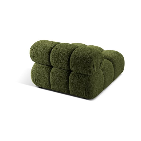 Modulo divano bouclé verde (parte centrale) Bellis - Micadoni Home-image-4