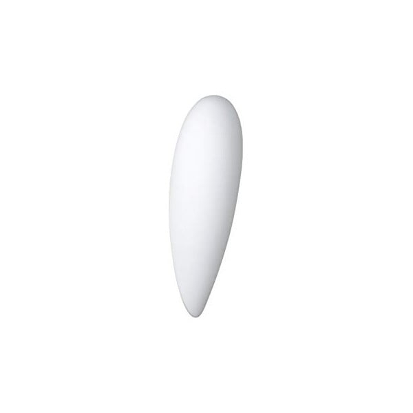 Lampada da parete in vetro opalino bianco Toulon, altezza 44 cm - Trio