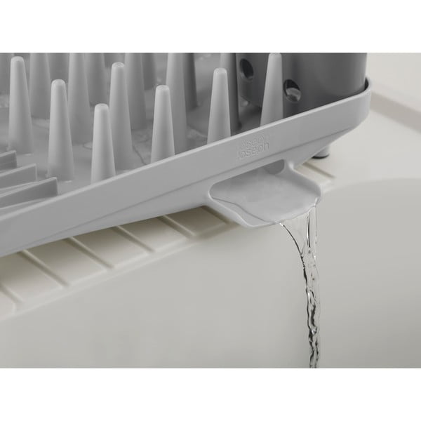 Vassoio di raccolta in plastica grigio chiaro 33,5x31,5 cm Duo - Joseph Joseph-image-1