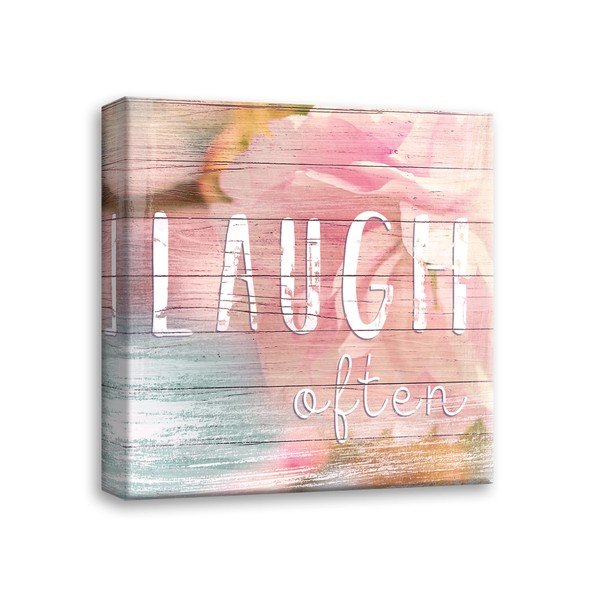 Immagine su tela, 32 x 32 cm Canvas Dreams Laugh - Styler-image-2