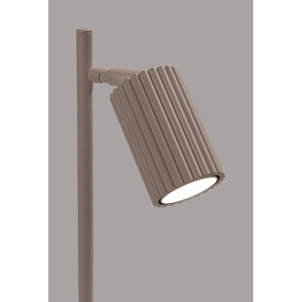 Lampada da tavolo grigio tortora in metallo (altezza totale 43 cm) Gleam – Sollux-image-3