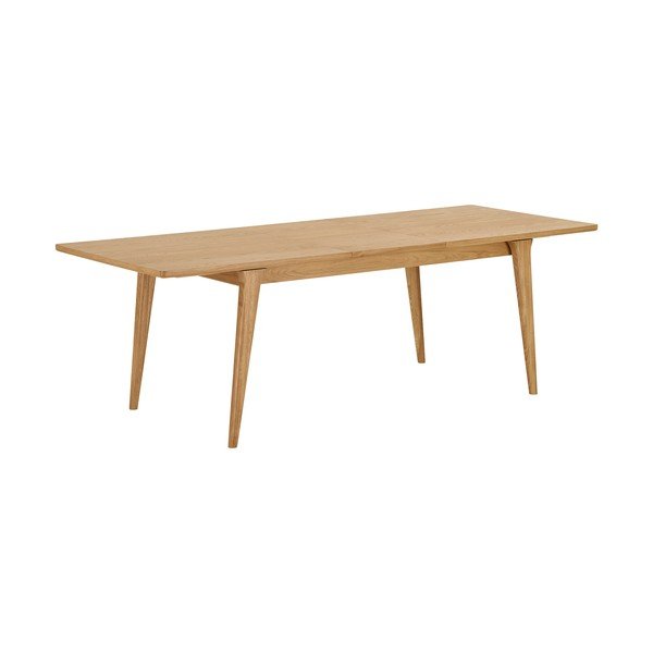 Tavolo da pranzo con effetto rovere allungabile con estensione 90x180 cm Darwin – House Nordic-image-3