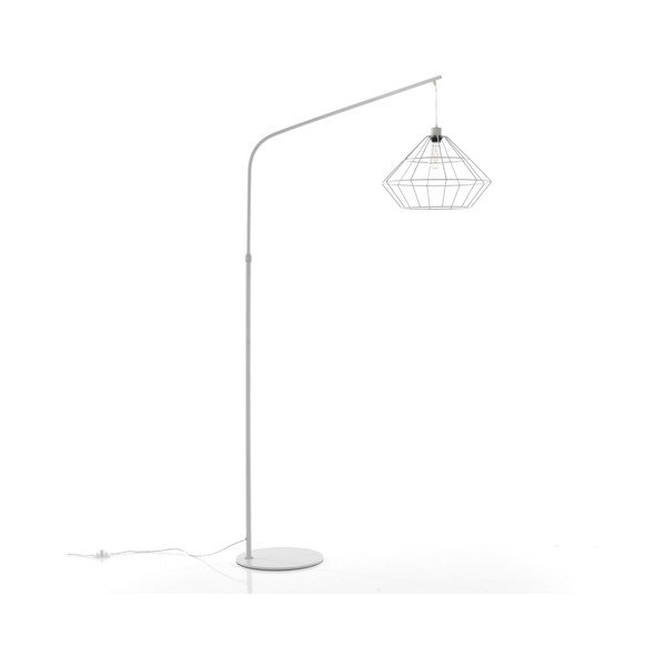 Lampada da terra in argento Diamond - Tomasucci