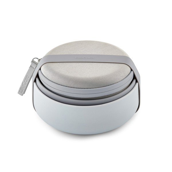 Set di ciotole da viaggio in silicone per cani ø 19 cm Bento Concrete/Slate - MiaCara-image-2