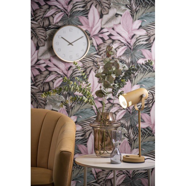 Poltrona in velluto marrone caramello Royal - Leitmotiv-image-1