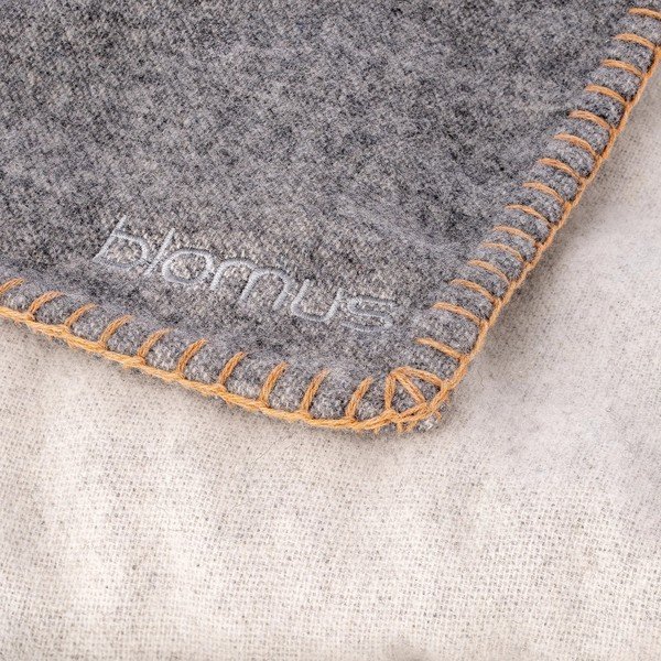 Coperta grigia di lana 145x200 cm Ahwi - Blomus-image-2