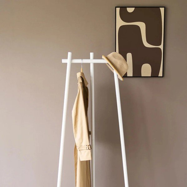 Appendiabiti bianco in metallo 43x153,5 cm Tower Tri-Post – YAMAZAKI-image-4