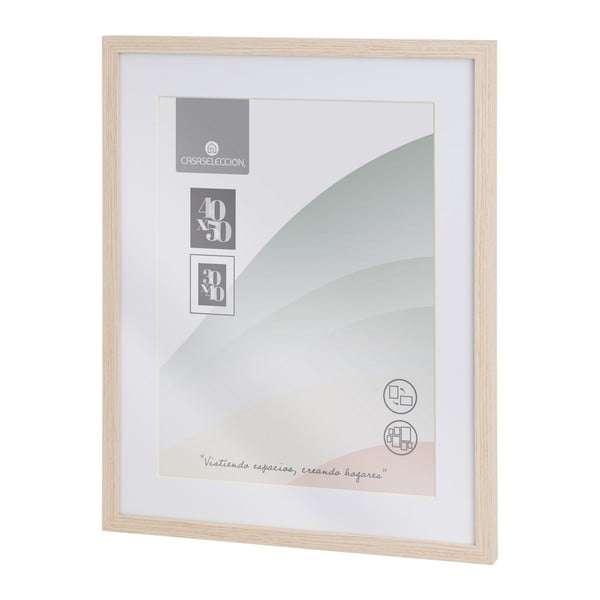 Cornice di colore naturale da appendere 42x52 cm Sencillo – Casa Selección