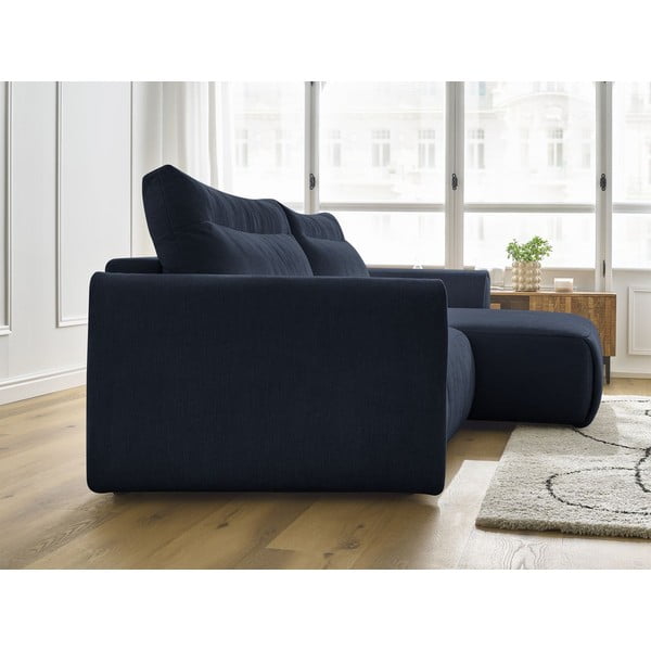 Divano angolare in blu scuro Aden – Bobochic Paris-image-3