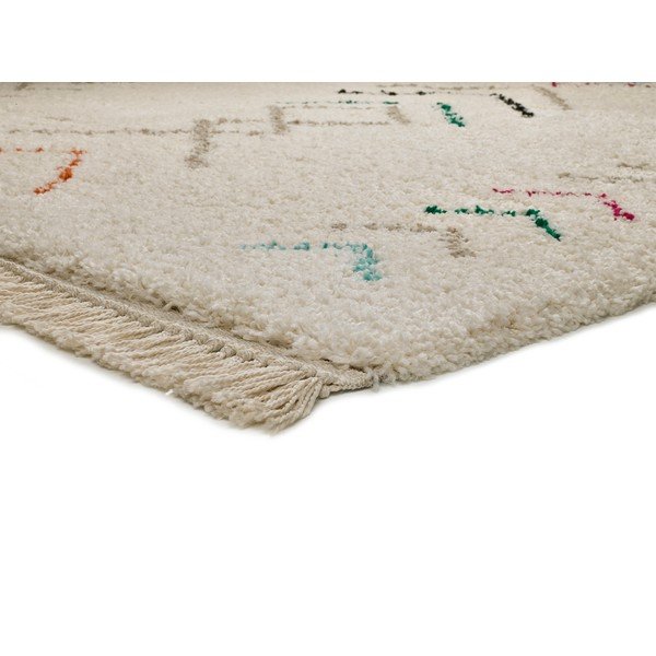 Tappeto bianco e crema Bianco, 133 x 190 cm Ziri - Universal-image-2
