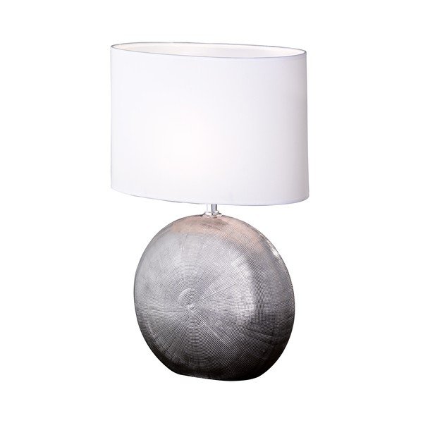 Bílá stolní lampa Fischer & Honsel Foro, výška 53 cm