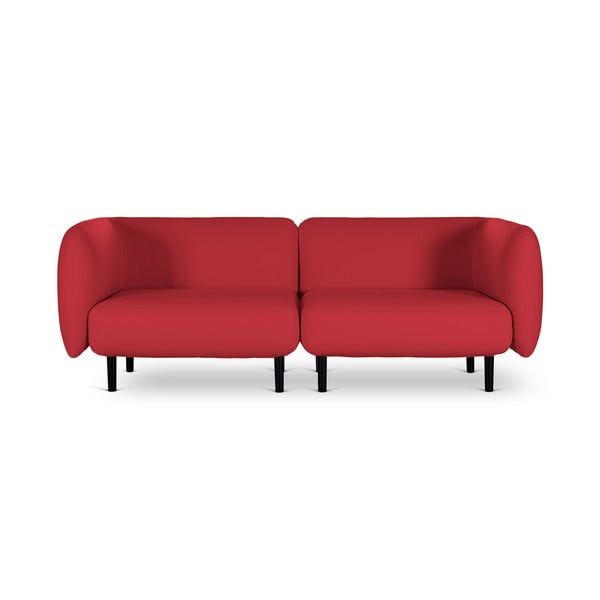 Divano rosso , 230 cm Elle - Softline