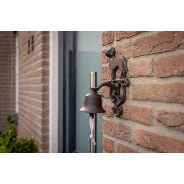 Campana da parete in ghisa con motivo di cani - Esschert Design-image-1