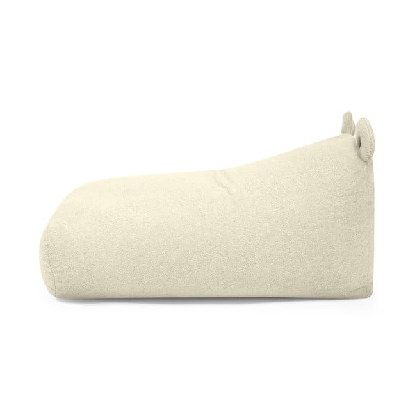 Pouf a sacco per bambini marrone con rivestimento in bouclé Snug 130 Bear – SLOWDOWN-image-4