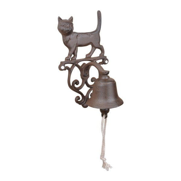 Campana da parete in ghisa con motivo a gatto - Esschert Design