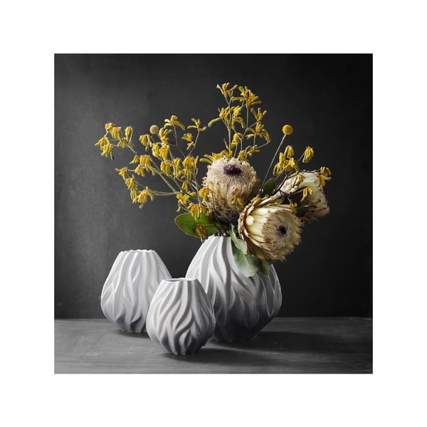 Vaso in porcellana bianca Flame - Morsø-image-2