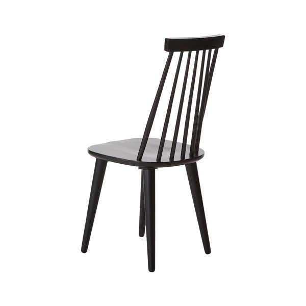 Set di sbagelli da bar neri in legno di cauciù massiccio 2 pz (altezza della seduta 45 cm) Jolina – Ellos Home-image-3