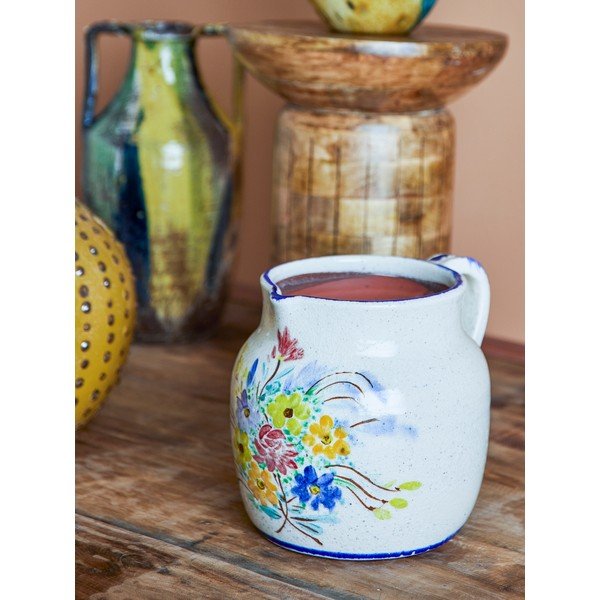 Vaso in terracotta color crema (altezza 22 cm) Avie - Bloomingville-image-2