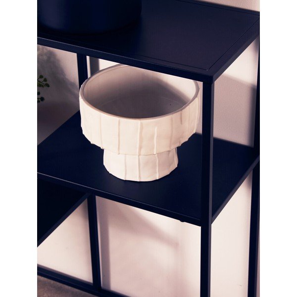 Scaffale nero in acciaio 80x81x26 cm Acero – Premier Housewares-image-3