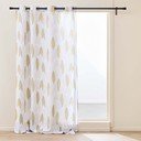 Tenda beige/dorata 140x260 cm Kim – douceur d'intérieur