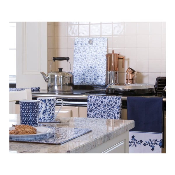 Prkénko z tvrzeného skla Kitchen Craft Floral Pattern, 24 cm-image-1