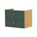 Componente verde scuro con cassetti 43x33 cm Z Cube - Tenzo