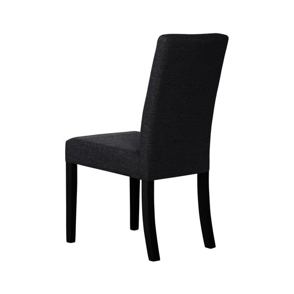 Sedia nera con gambe in faggio nero Tonka - Ted Lapidus Maison-image-2
