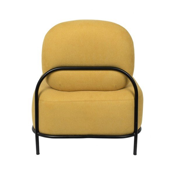 Poltrona gialla Polly - White Label-image-4