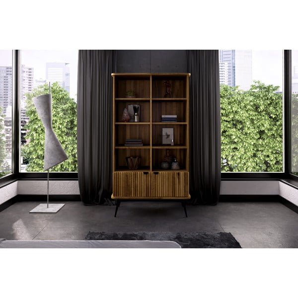 Libreria in legno di quercia in colore naturale 97x176 cm Kula - The Beds-image-4