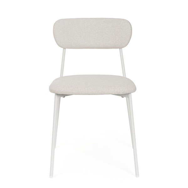 Sedia da pranzo bianca in imbottito Inka – Yes Everyday-image-2