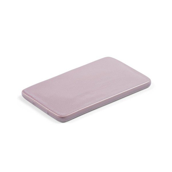 Vassoio da portata in gres rosa cipria Mensa, 22 x 12,8 cm - Bitz