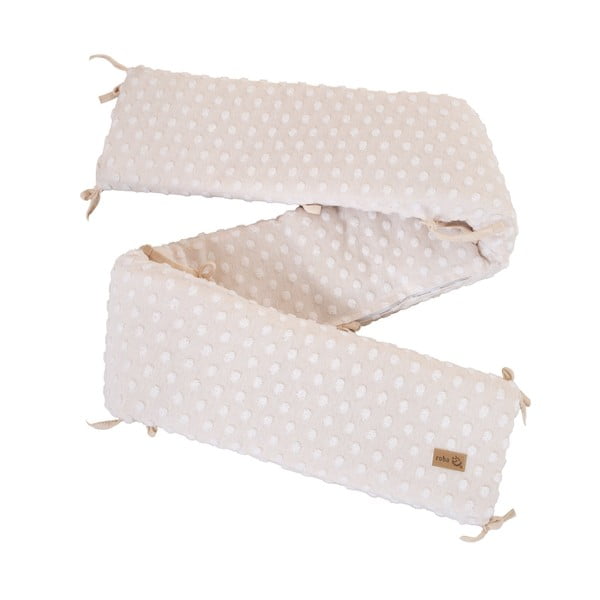 Paracolpi beige in misto cotone 170 cm Frosty Almond – Roba