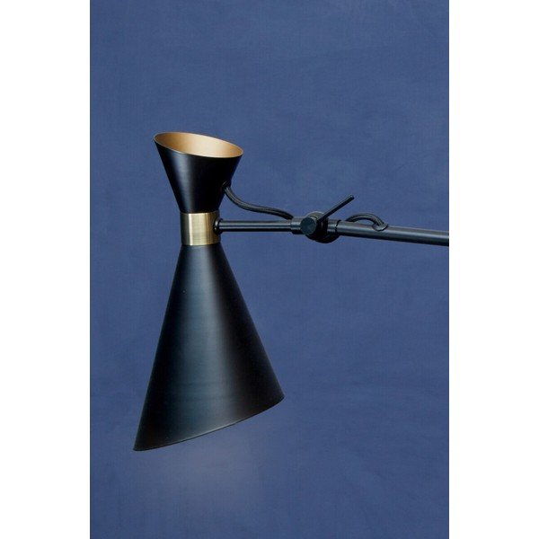 Lampadario nero/dorato in metallo con paralume in metallo Linox – Premier Housewares-image-2