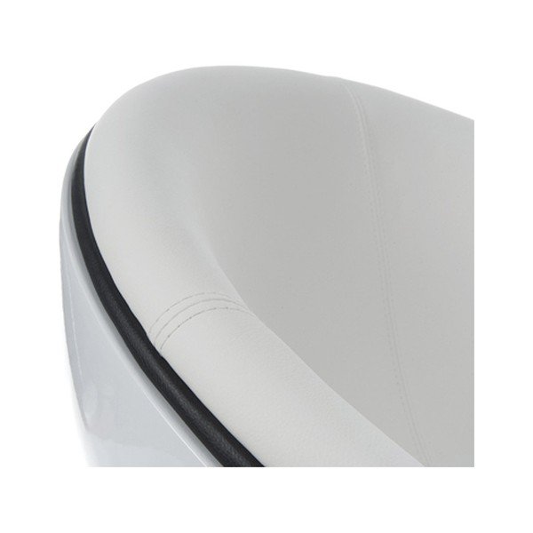 Poltrona girevole bianca Sphere - Kokoon-image-2