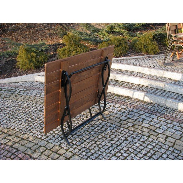 Tavolo da pranzo da giardino 80x120 cm Weekend – Rojaplast-image-1