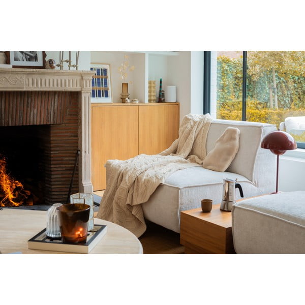 Borsa dell'acqua calda beige in micropile 2 l Warmers – Tiseco Home Studio-image-1