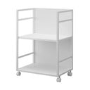 Scaffale in metallo bianco con rotelle 42x60 cm Tower - YAMAZAKI