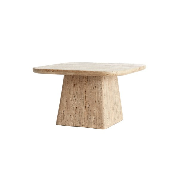 Tavolino con piano in pietra 60x60 cm Kepami - Light & Living-image-2