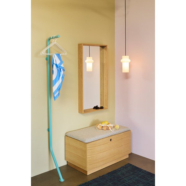 Appendiabiti blu in metallo 36x182 cm Bend – Hübsch-image-1