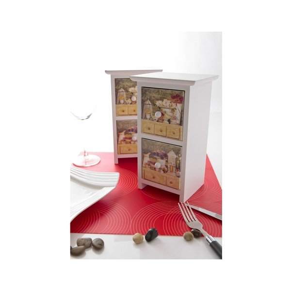 Set dvou dřevěných krabiček Fragance
